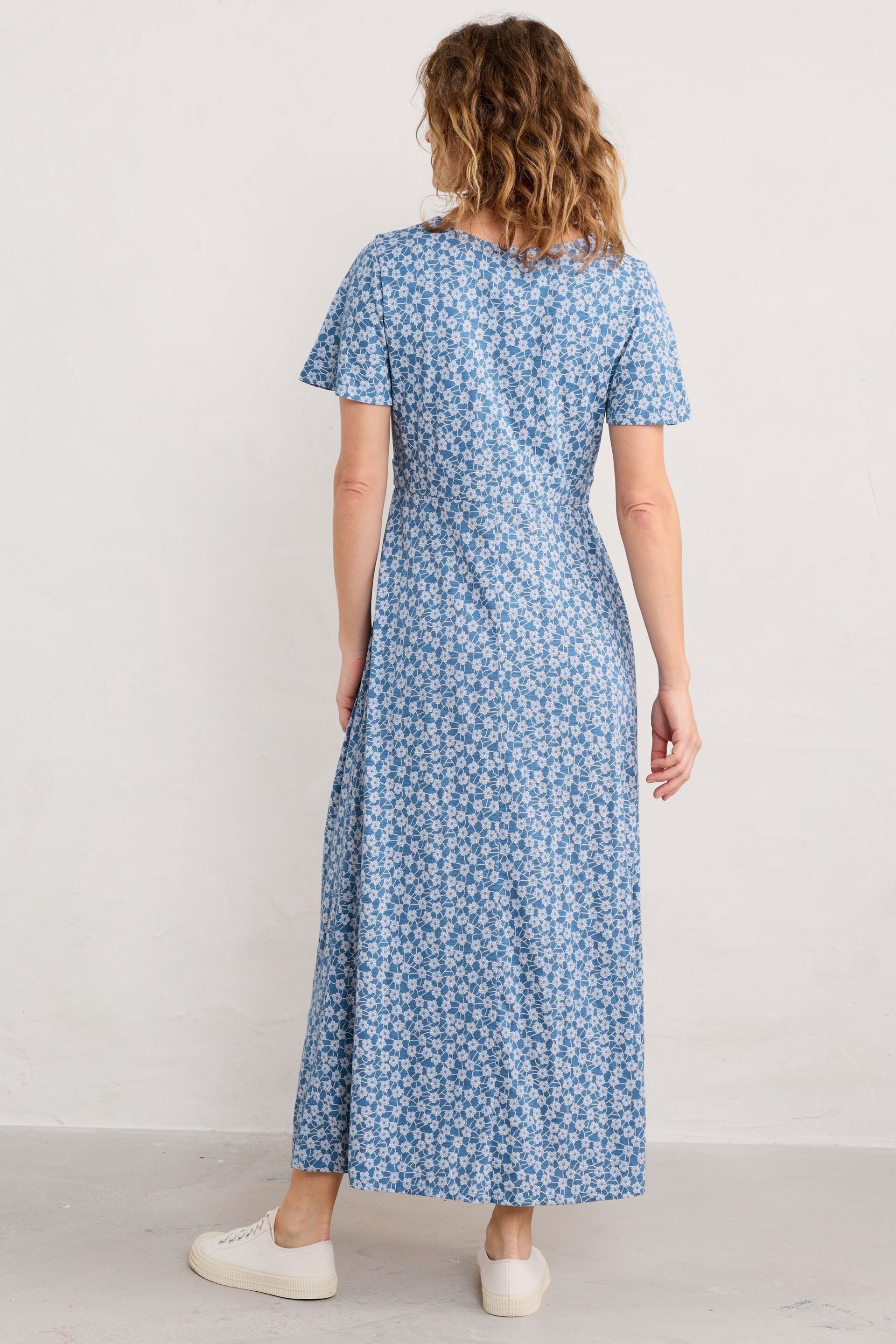 Seasalt Cornwall Blue Tall  Chateaux Dress - Image 2 of 5