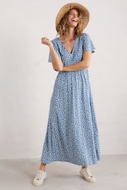 Seasalt Cornwall Blue Tall  Chateaux Dress - Image 3 of 5