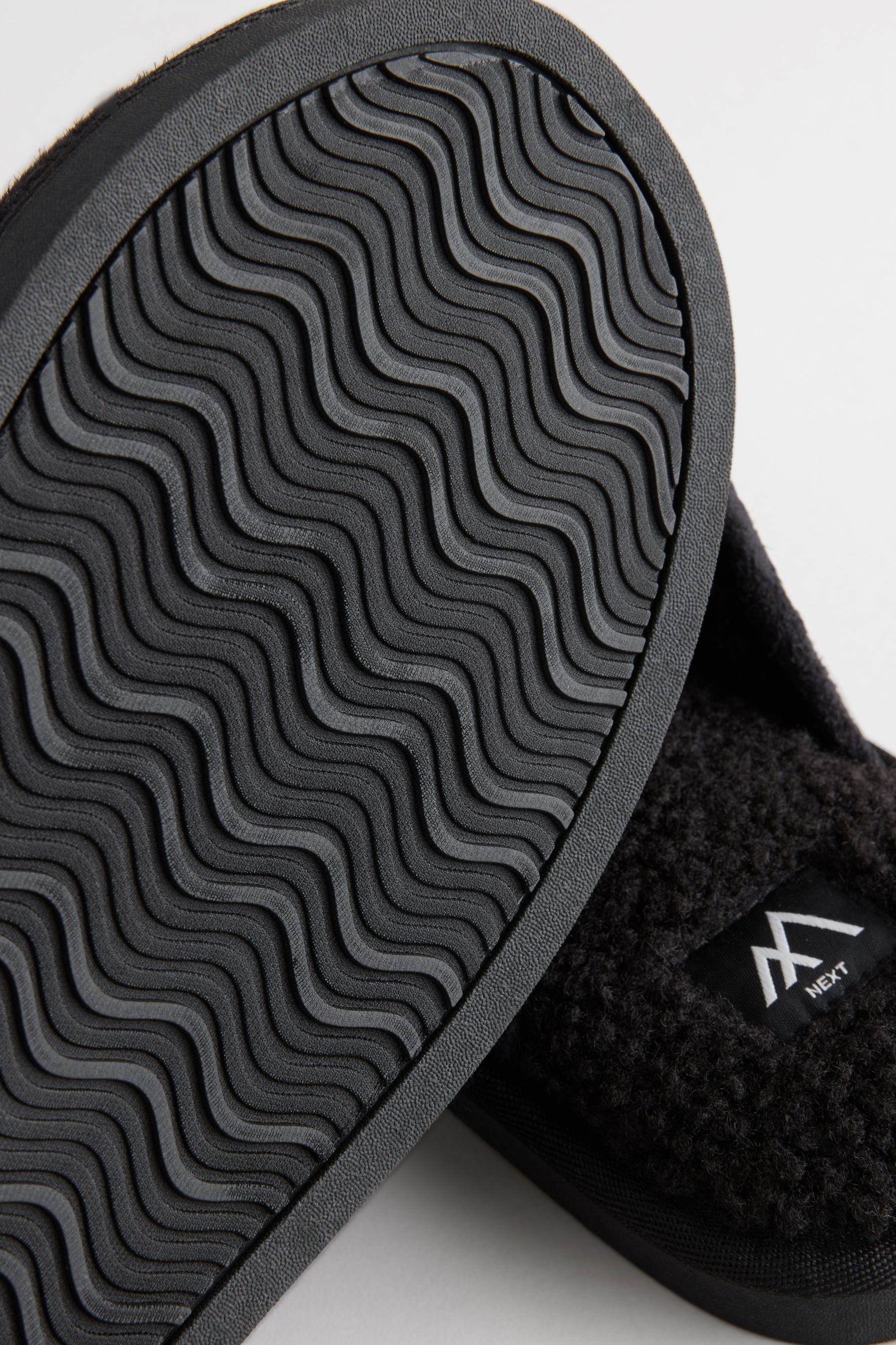 Next black slippers deals