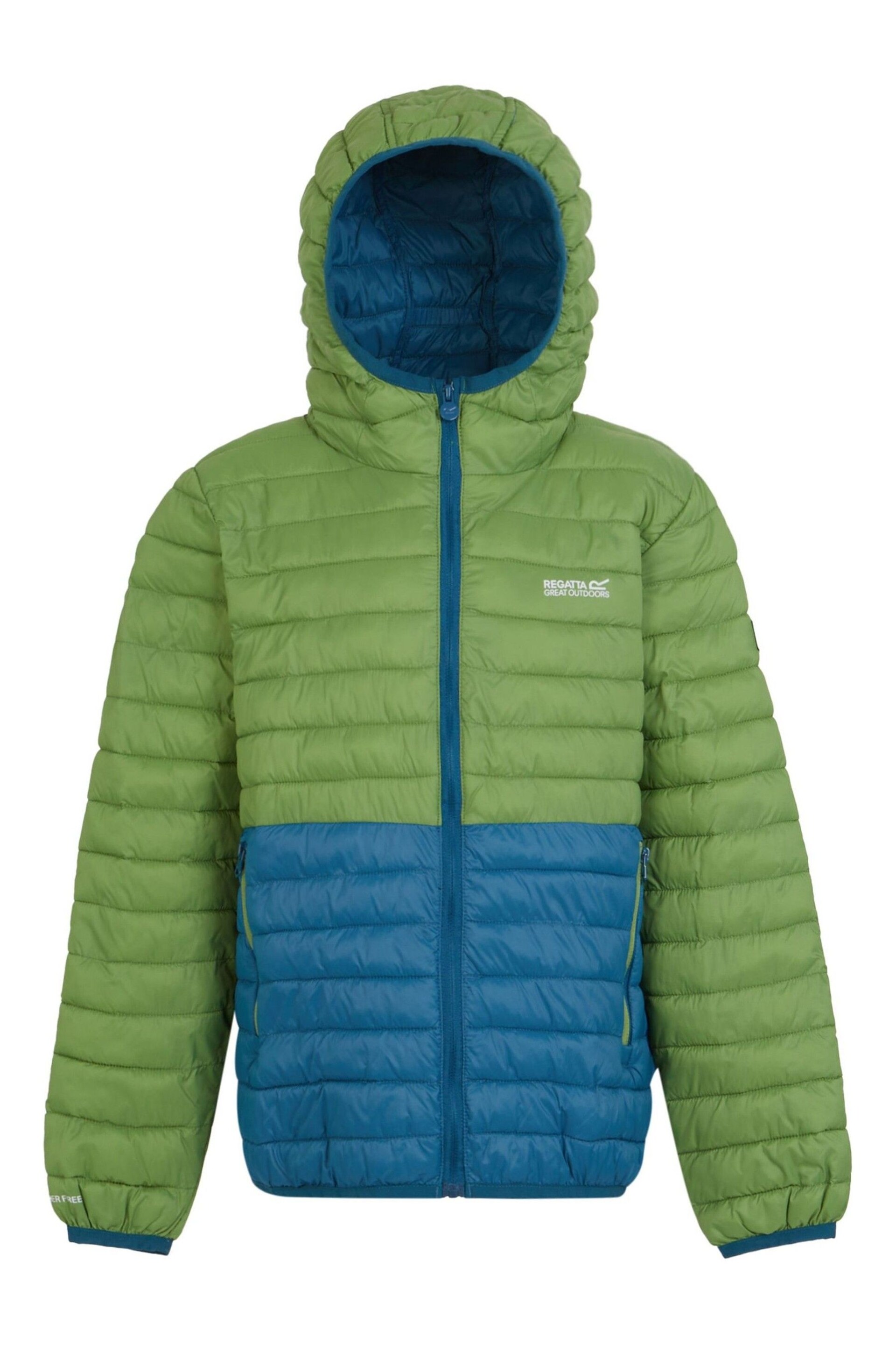 Regatta Blue Junior Hillpack II Lightweight Padded Jacket - Image 7 of 9