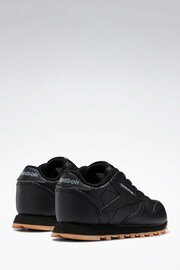 Reebok Classic Leather Black Shoes - Image 3 of 5