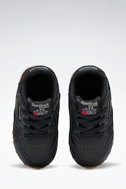 Reebok Classic Leather Black Shoes - Image 4 of 5