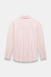 Mint Velvet Pink Pinstripe Oversized Shirt - Image 4 of 4