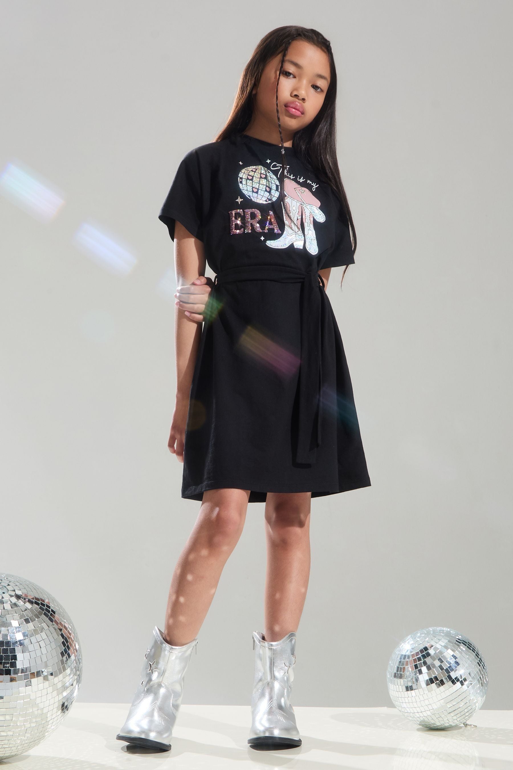 Black graphic t shirt dress new arrivals