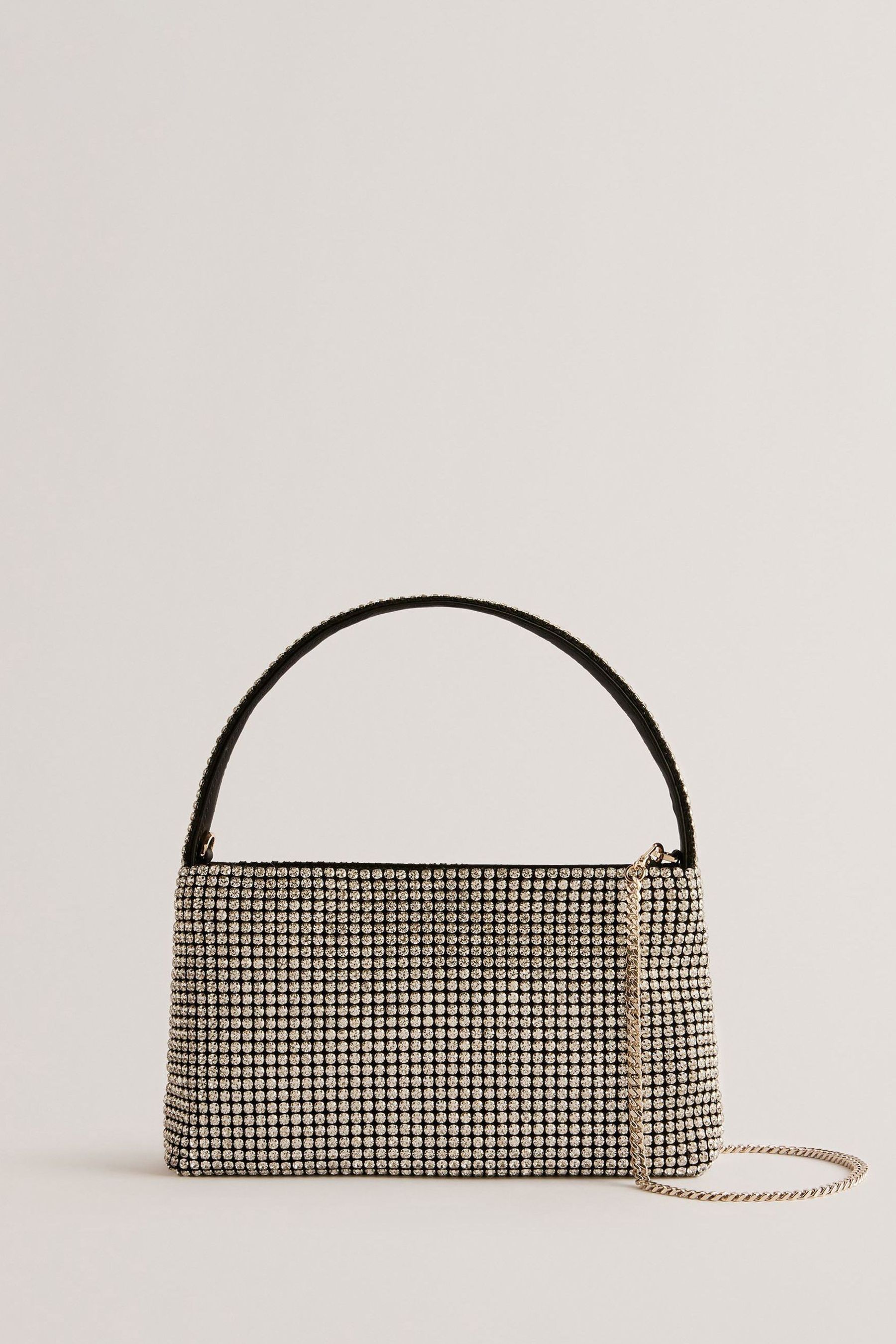 Buy Ted Baker Gold Black Crystal Glittar Shoulder Mini Bag from Next Oman