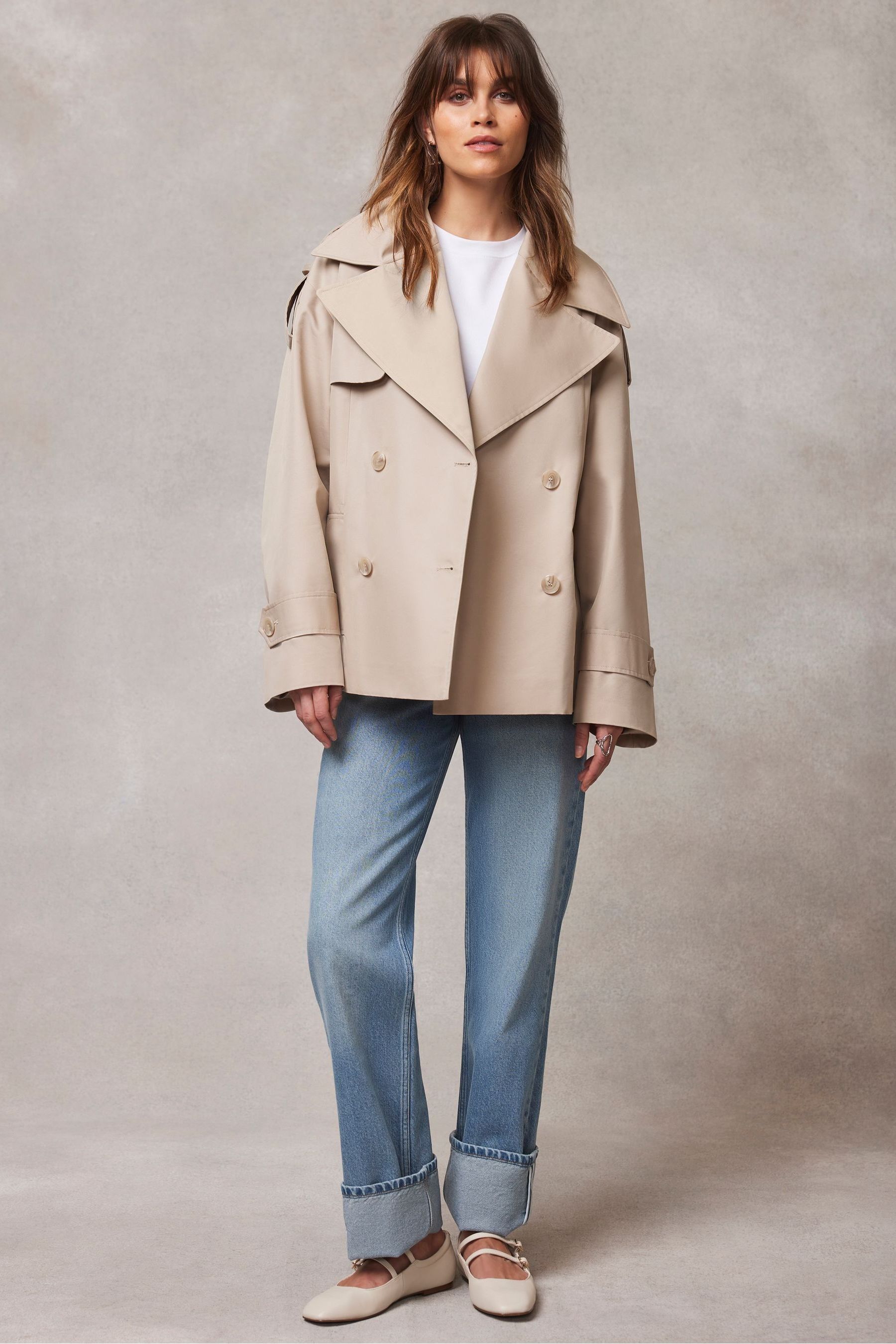 Buy Mint Velvet Pink Short Trench Jacket from Next Netherlands