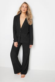 Long Tall Sally Black LTS Tall Black Linen Blazer - Image 2 of 4