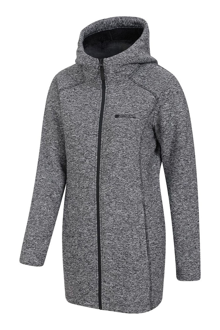 Mountain Warehouse Grey Nevis Longline Fleece Jacket - Image 4 of 4