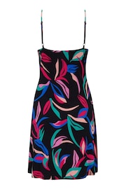 Pour Moi Black Multi Tropical Strappy Jersey Beach Dress with LENZING™ ECOVERO™ Viscose - Image 4 of 4