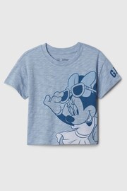 Gap Blue Cotton Disney Graphic Short Sleeve T-Shirt (12mths-5yrs) - Image 1 of 3