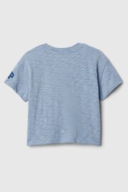 Gap Blue Cotton Disney Graphic Short Sleeve T-Shirt (12mths-5yrs) - Image 2 of 3