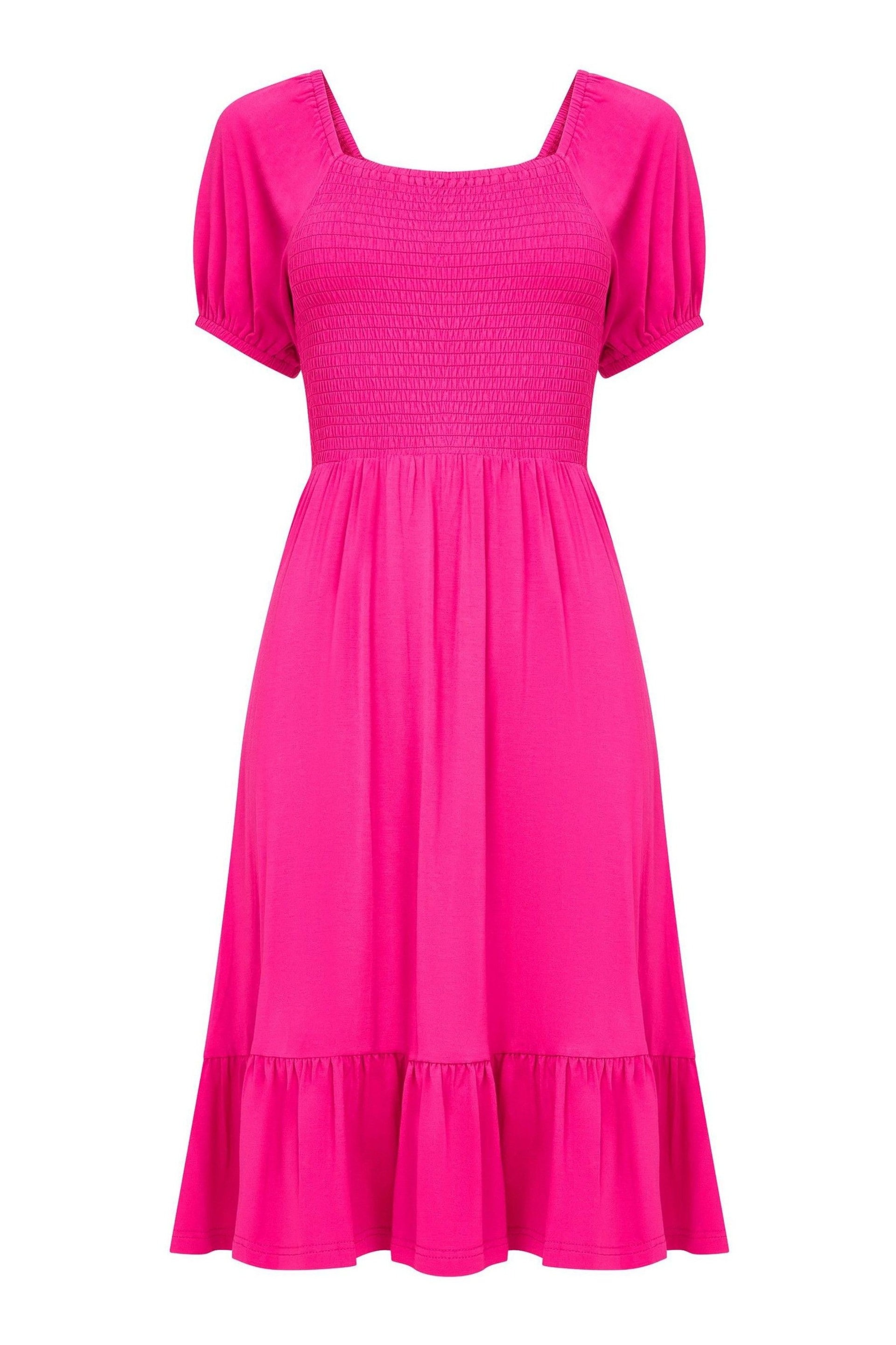 Joe Browns Pink Simple Colourblock Midi Dress - Image 5 of 5