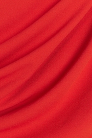 River Island Red Drape Asym Wrap Midi Dress - Image 4 of 4