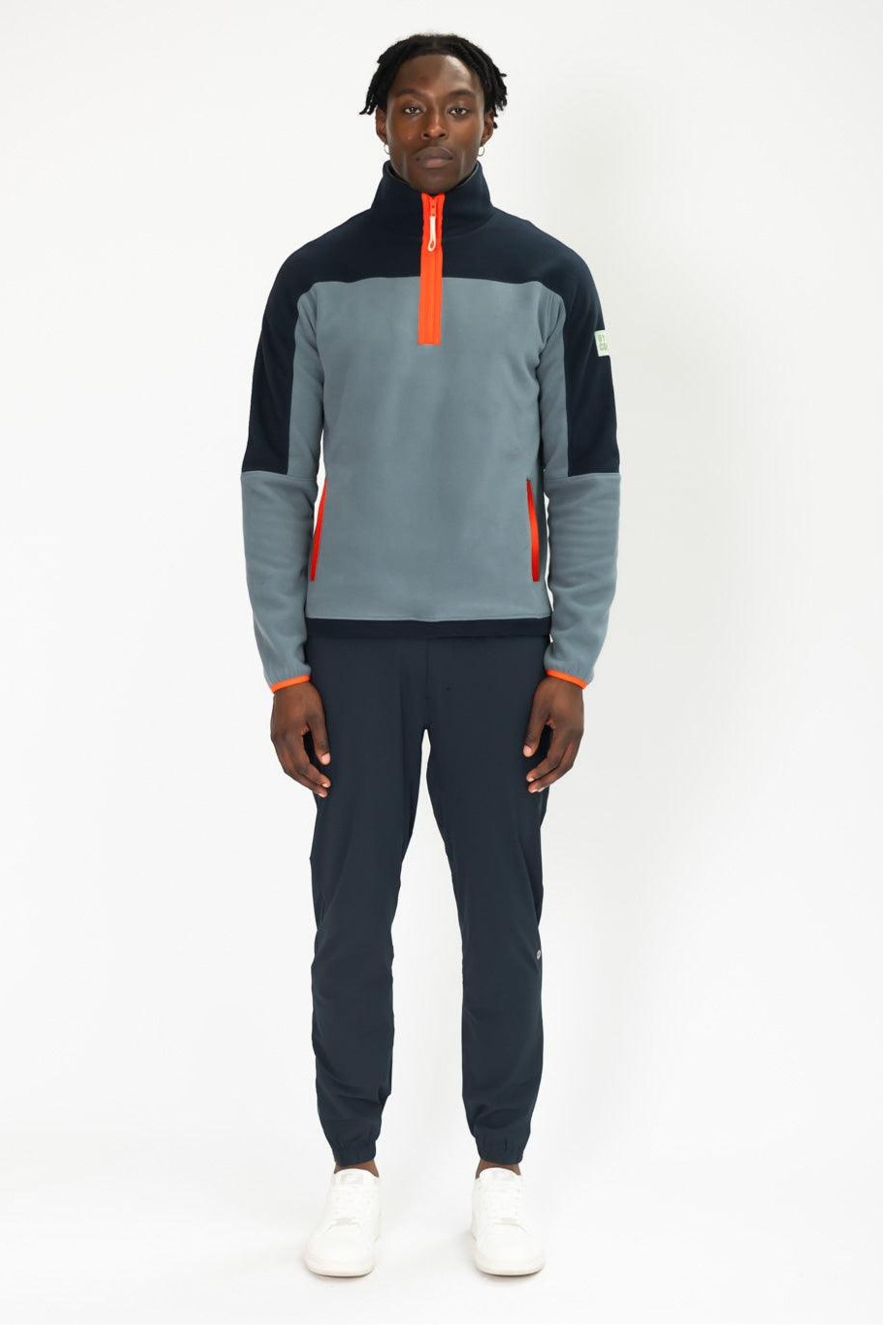 Quarter zip polar fleece hot sale