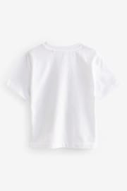 White Short Sleeve Character T-Shirt (3mths-7yrs) - Image 2 of 3