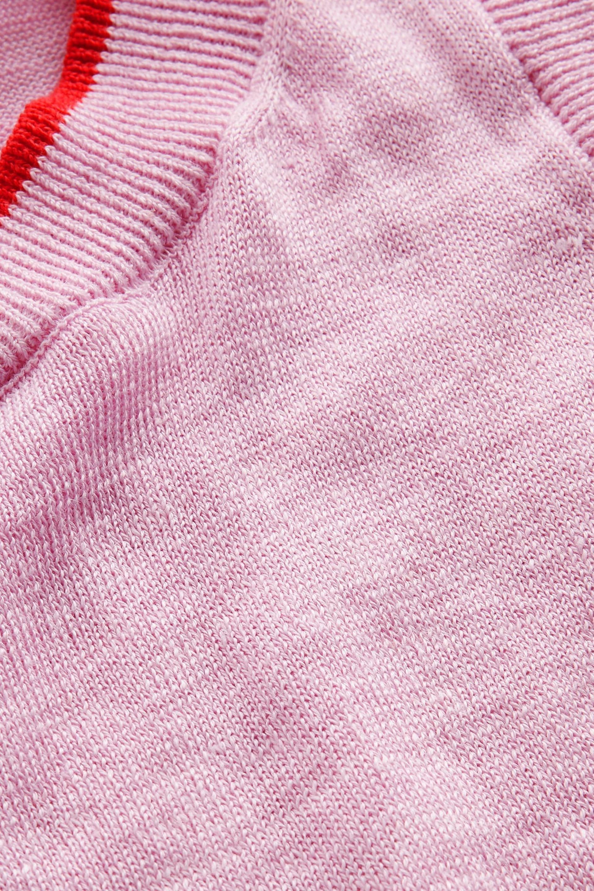 Boden Pink Maggie Linen Tank - Image 7 of 7