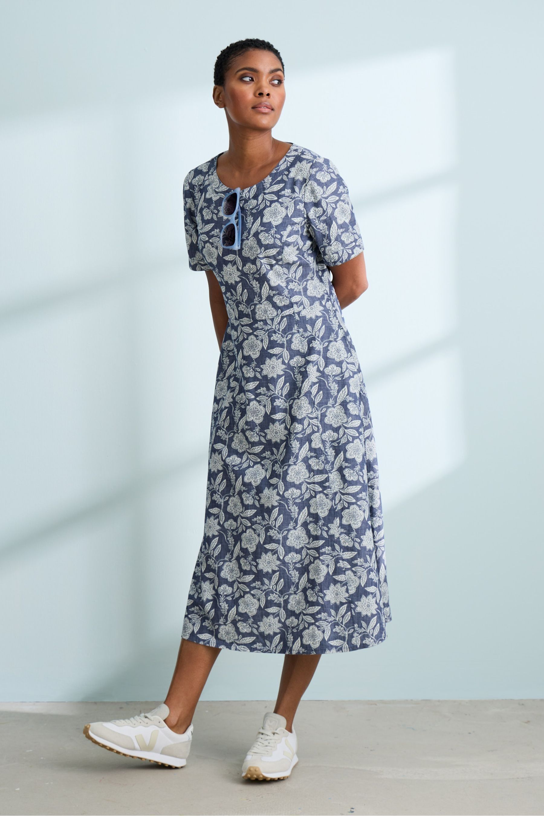 Buy Seasalt Cornwall Blue Fox Path Dress from Next Luxembourg