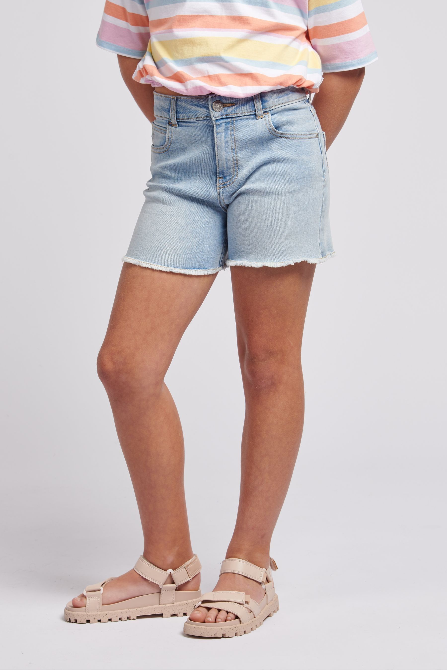 Buy Lee Girls Blue Stella Denim Shorts from Next Luxembourg
