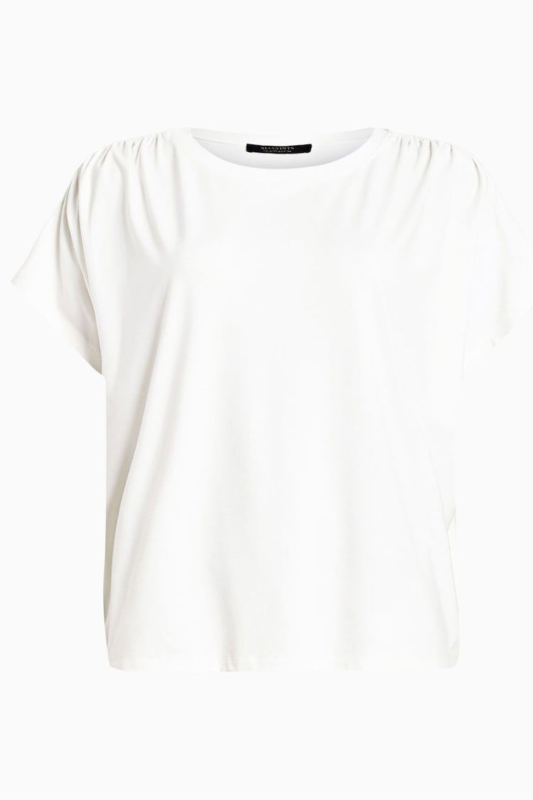 AllSaints White Natalie T-Shirt - Image 8 of 8