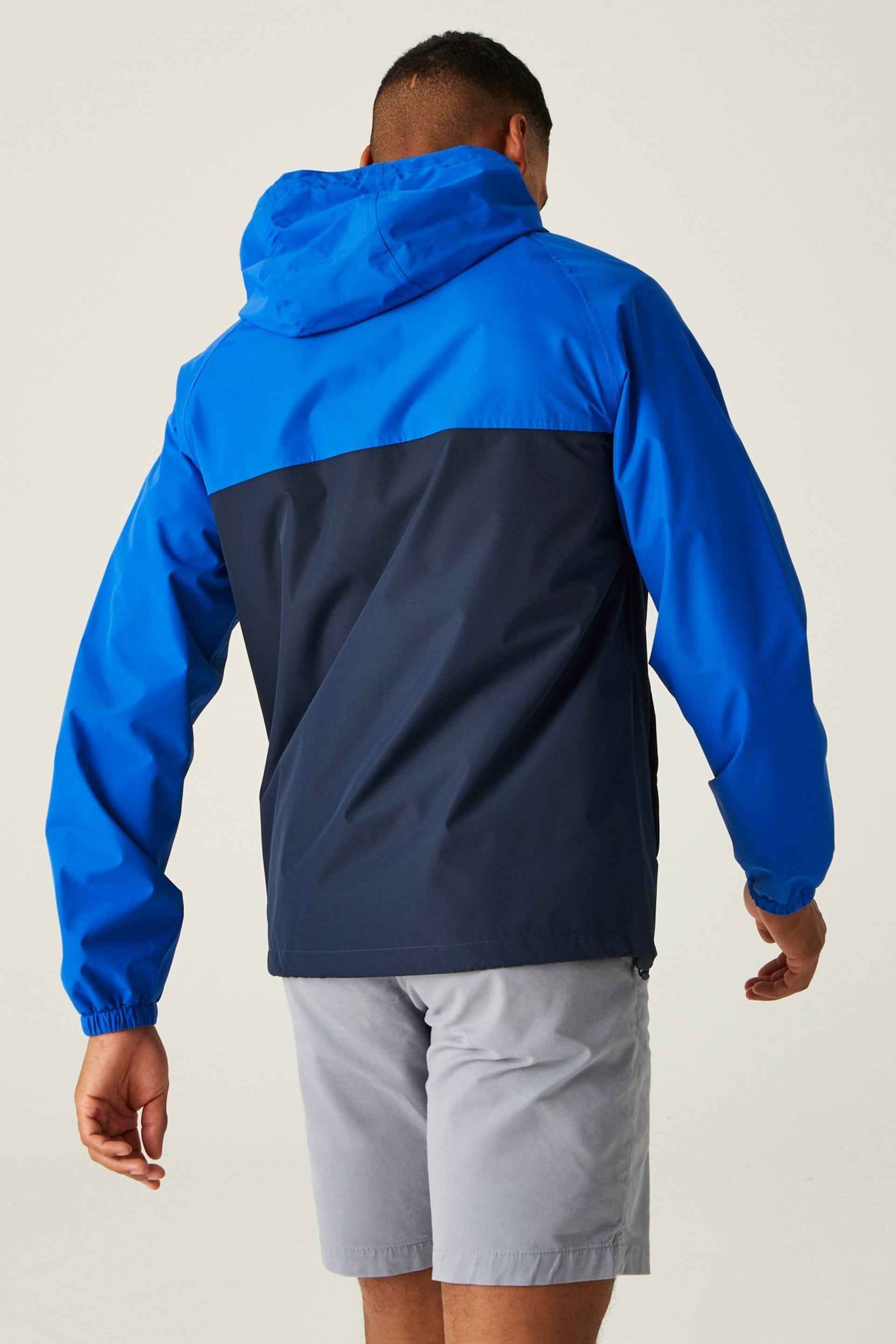 Regatta Blue Belcastel Waterproof Hooded Jacket - Image 2 of 9