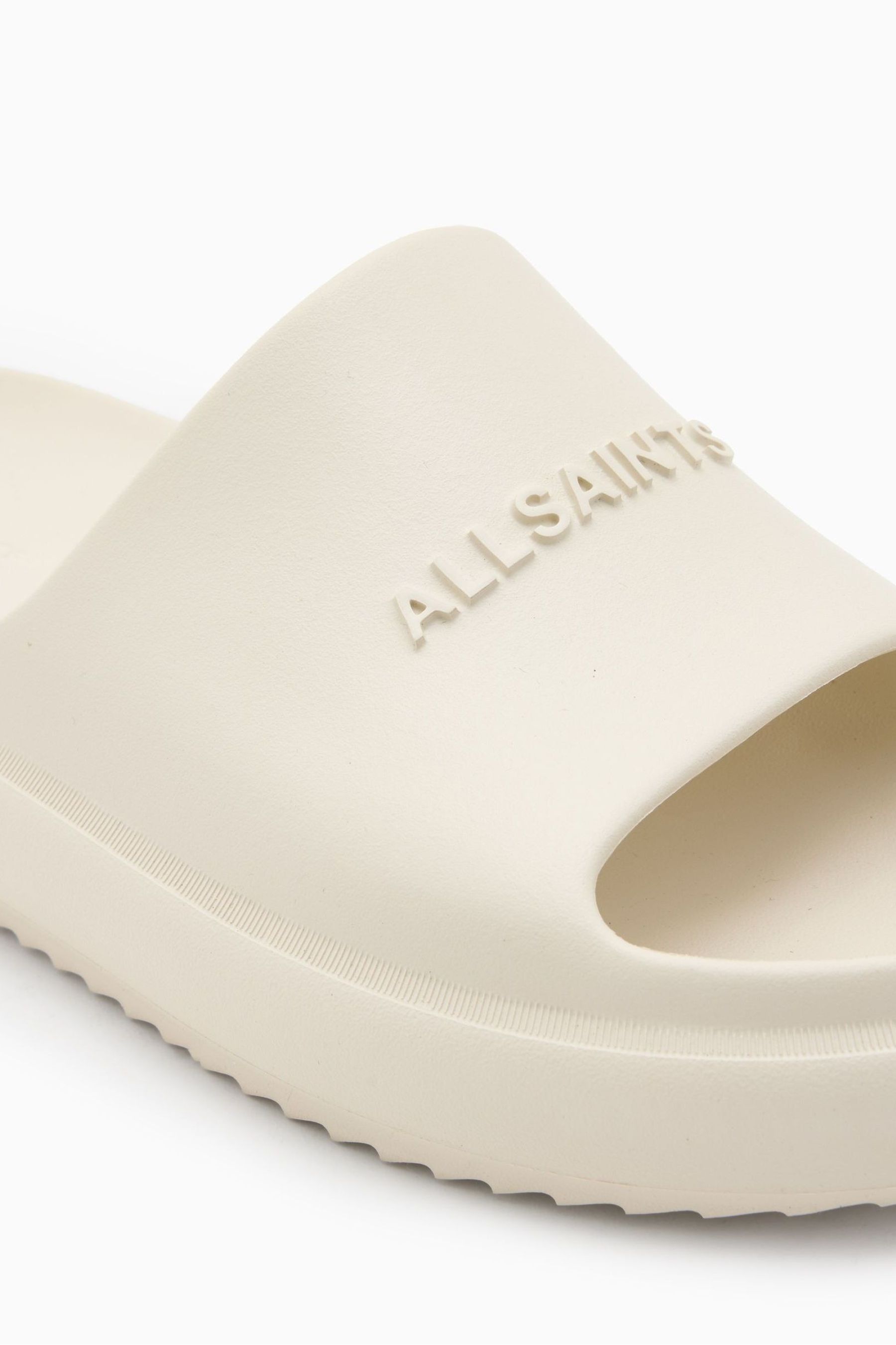 Buy AllSaints White Dune Sliders from Next Luxembourg