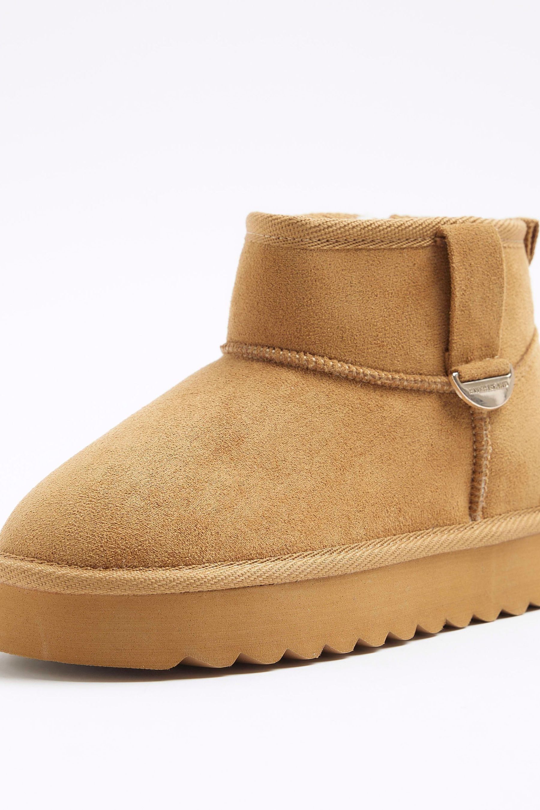 River island faux fur boots cheap