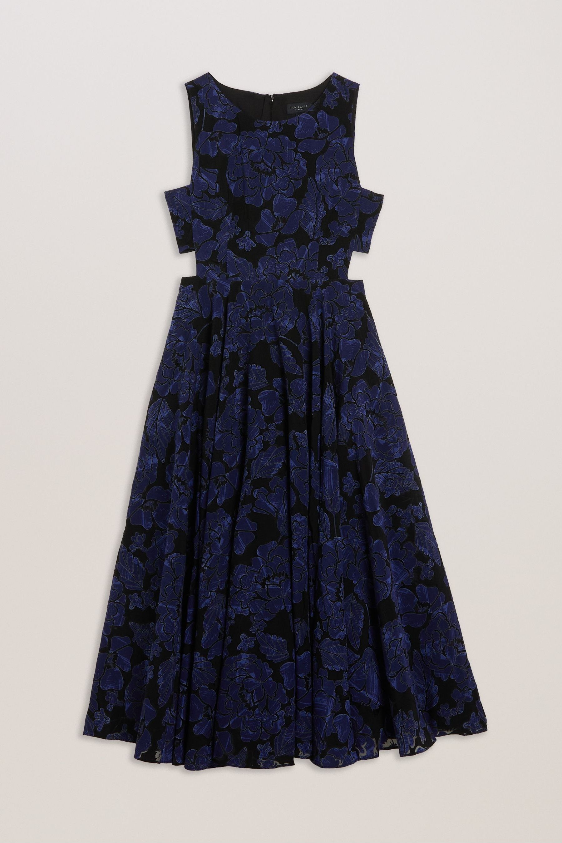Ted baker blue midi dress online