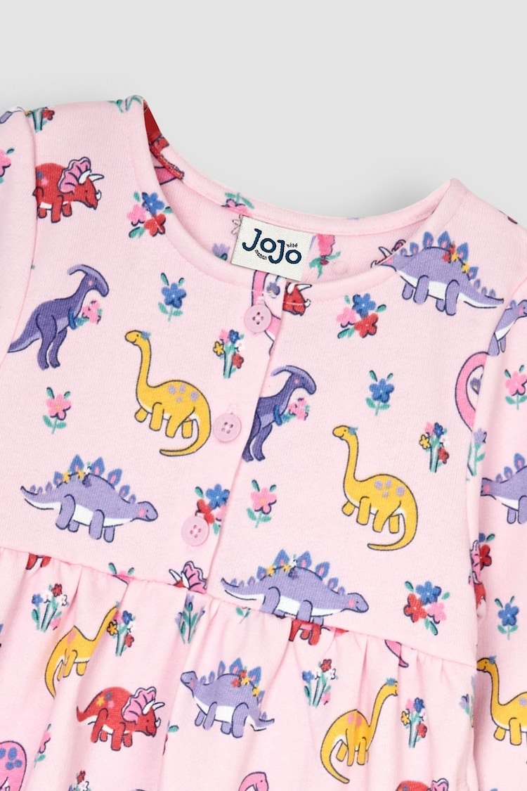 JoJo Maman Bébé Button Sweat Dress - 圖片 4，共 4