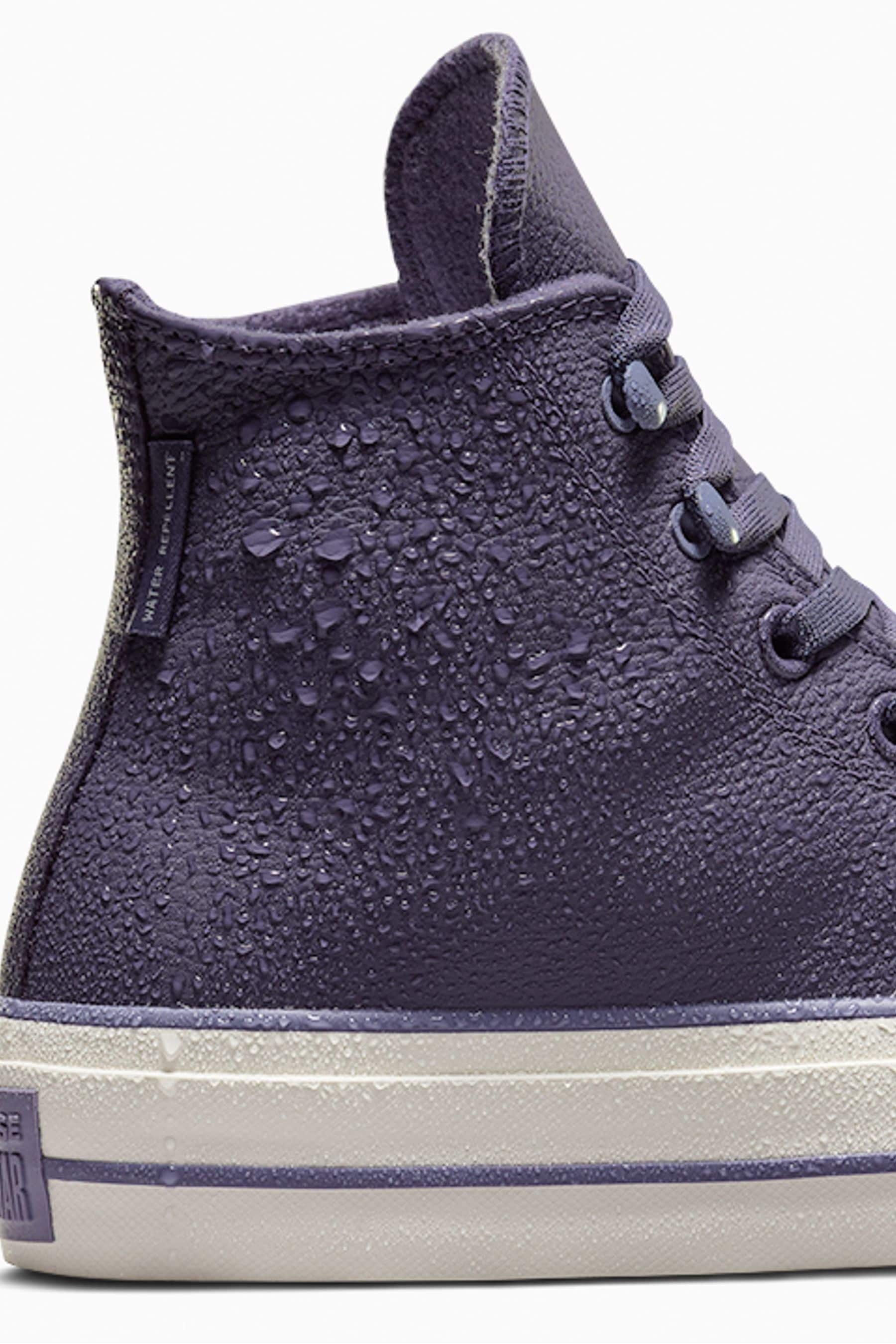 Purple leather converse online