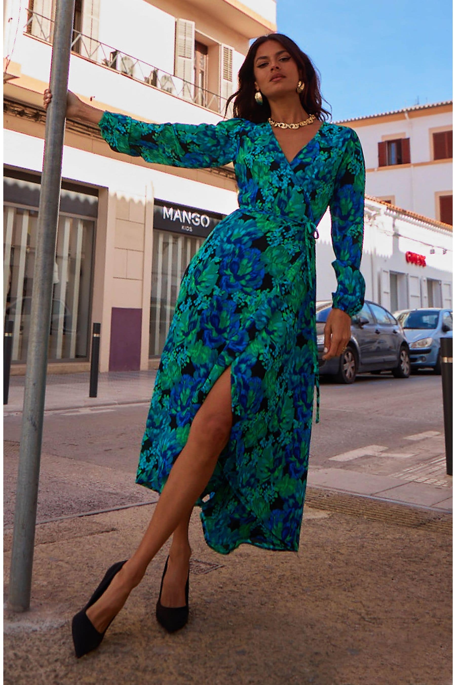 Dancing leopard maxi dress deals