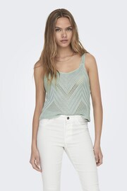 JDY Green Crochet knitted Summer Camisole - Image 1 of 5