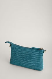 Seasalt Cornwall Blue Woven Crenvor Cross-Body Bag - Image 3 of 5