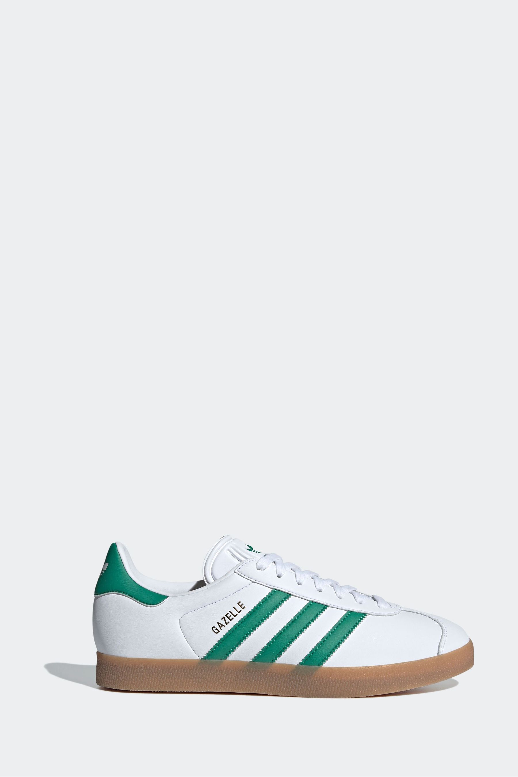 Green and white adidas trainers cheap