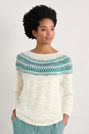 Seasalt Cornwall Green Seasalt Cornwall Green Penvoose Jumper - Image 1 of 5