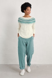 Seasalt Cornwall Green Seasalt Cornwall Green Penvoose Jumper - Image 2 of 5