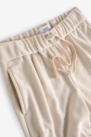 Ecru Cream Pull-On Wide Leg Cord Trousers - Image 7 of 7