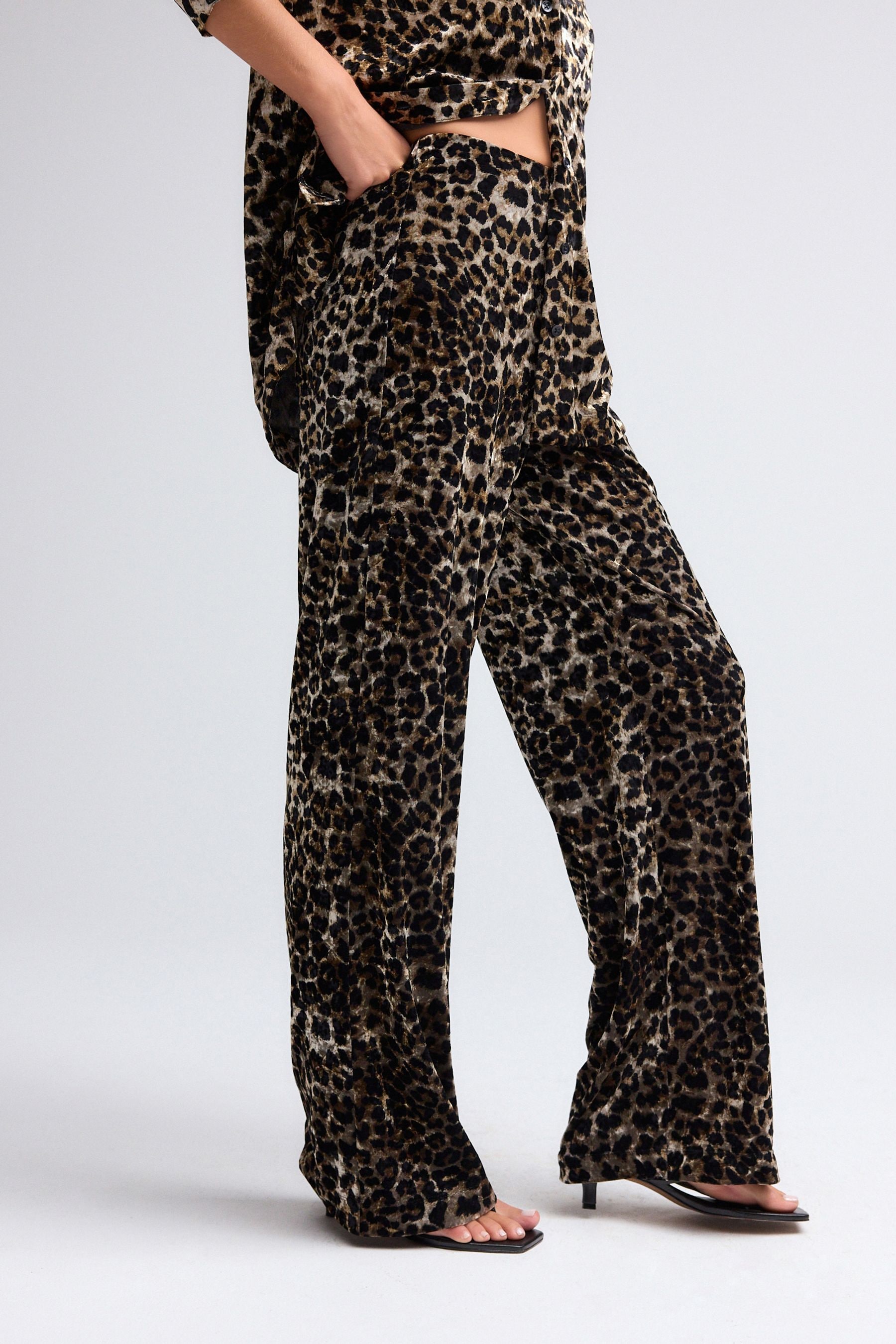 Next leopard trousers hot sale
