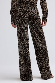 Animal Velvet Wide leg Trousers - Image 3 of 7