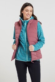 Mountain Warehouse Pink Womens Opal Padded Lightweight Outdoor Gilet - Image 2 of 5