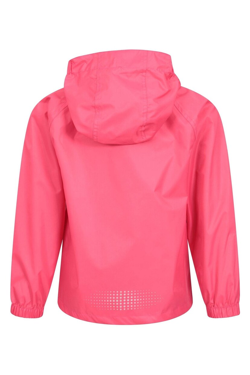 Mountain Warehouse Pink Kids Pakka Waterproof Jacket - Image 3 of 5