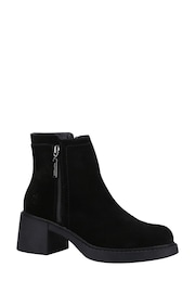 Hush Puppies Adele Black Ankle Boots - Image 1 of 4