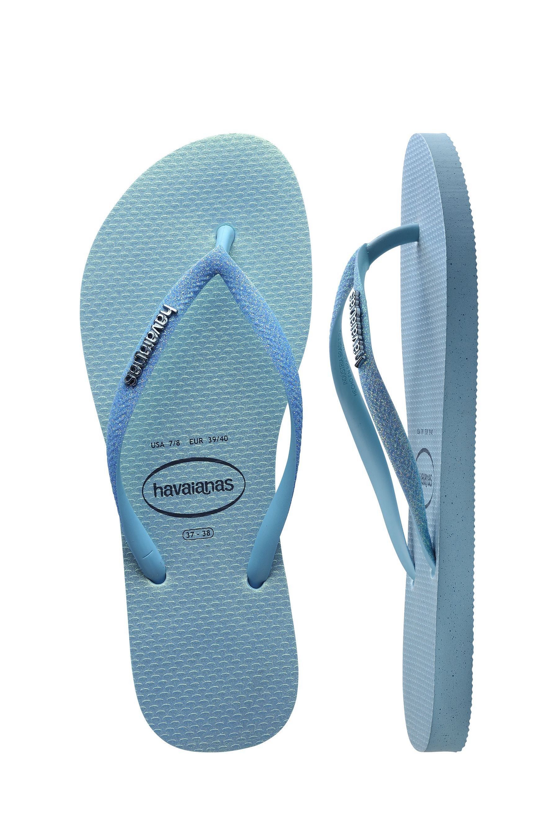 Buy Havaianas Slim Glitter Iridescent Sandals from the Next UK online shop