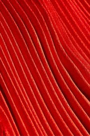 Ted Baker Red Melike Pleated Halterneck Midi Dress - Image 5 of 5