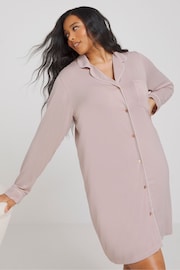 Figleaves Natural Camelia Button Through Nightie - Image 3 of 4