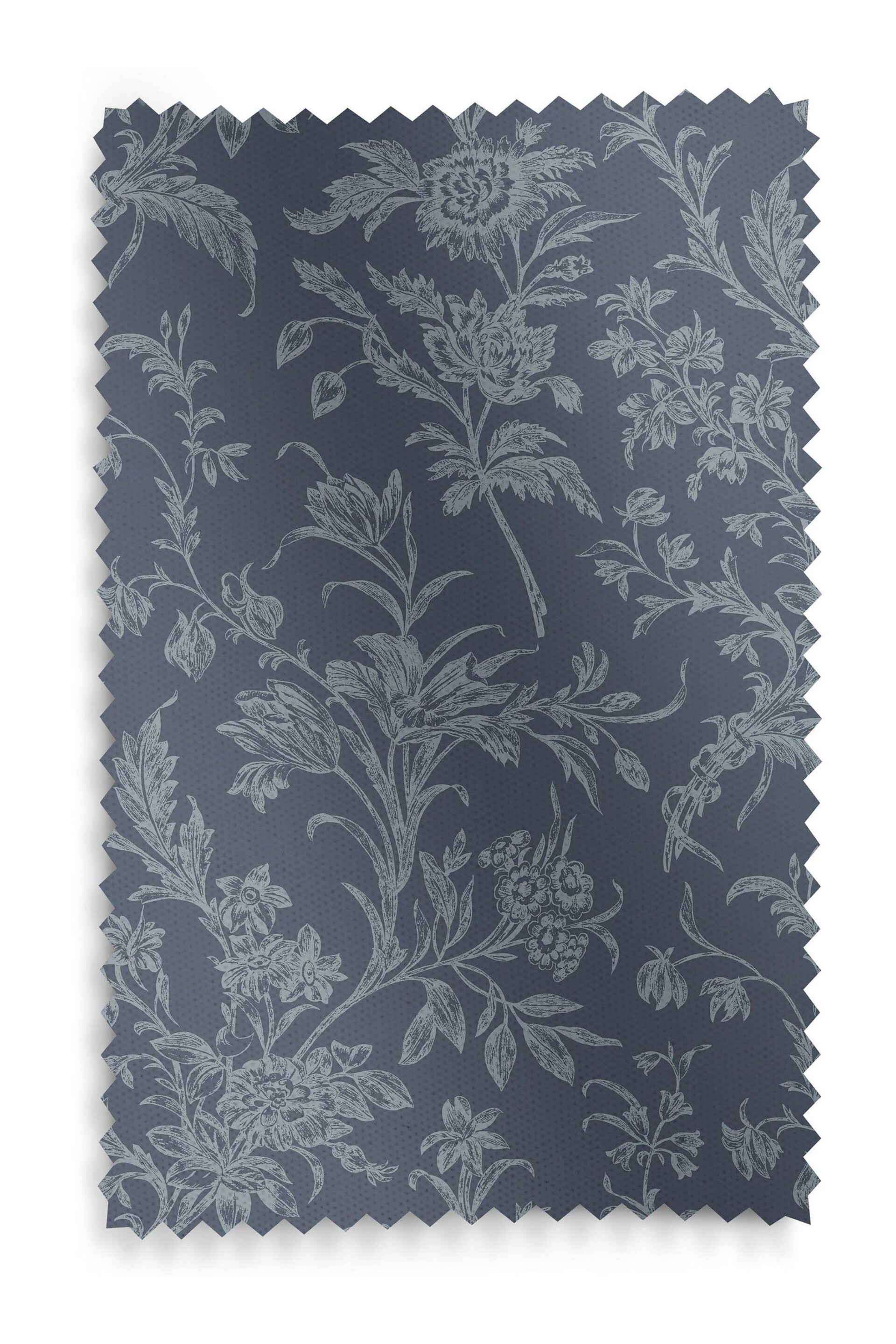 Laura Ashley Midnight Navy Blue Lloyd Made to Measure Curtains - Image 9 of 9