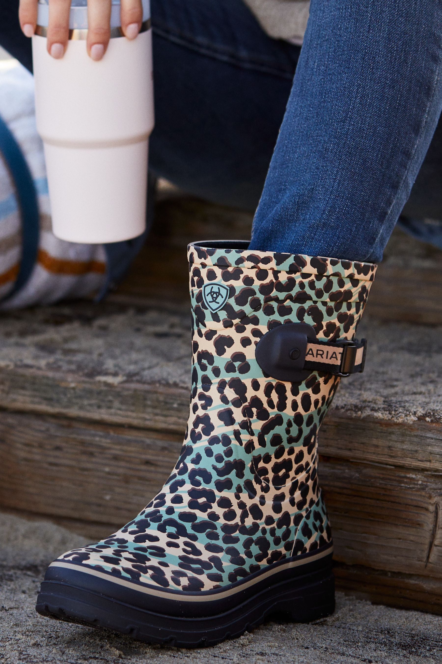 Leopard wellies store