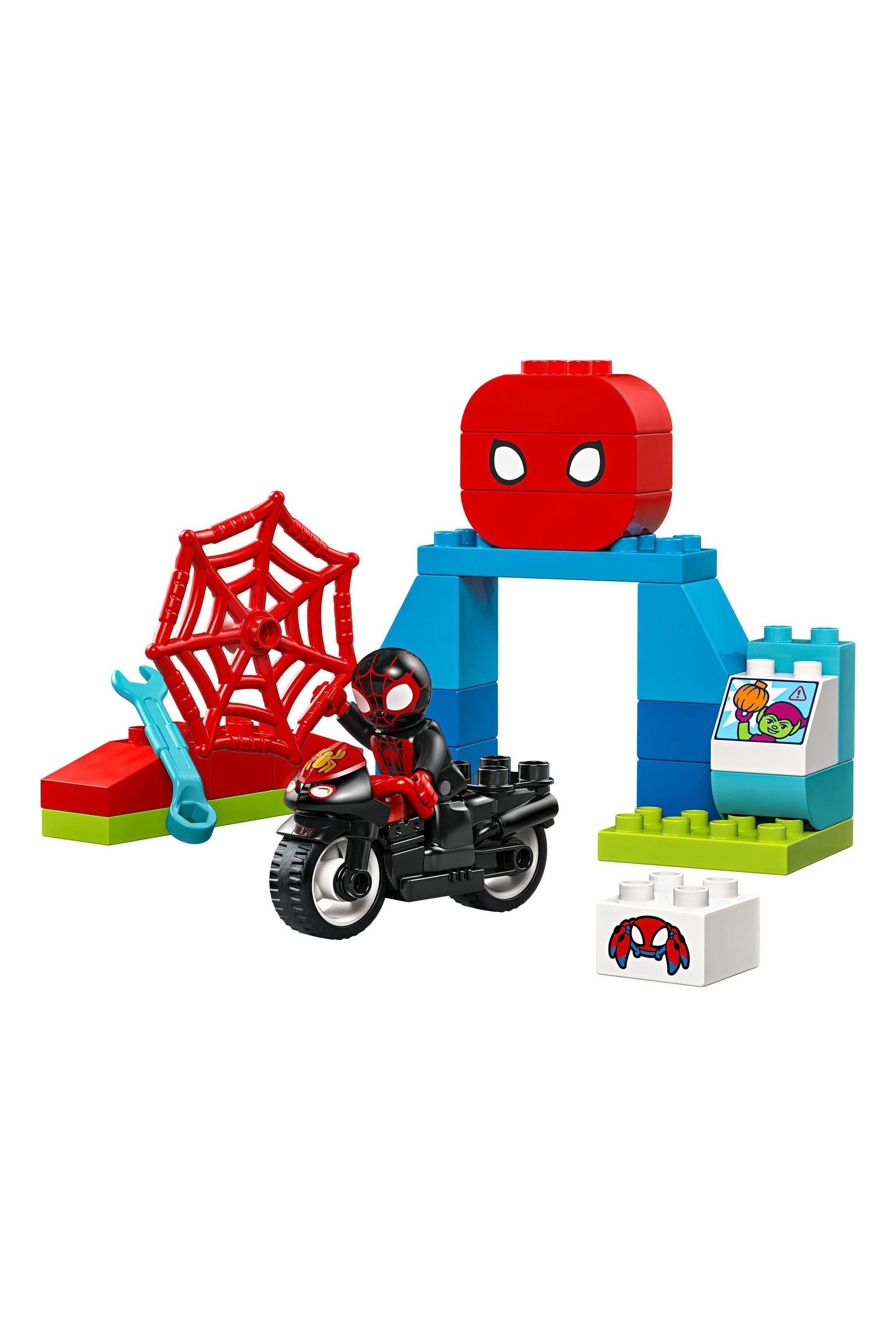 Buy LEGO DUPLO Marvel Spins Motorcycle Adventure Set from the Next UK online shop