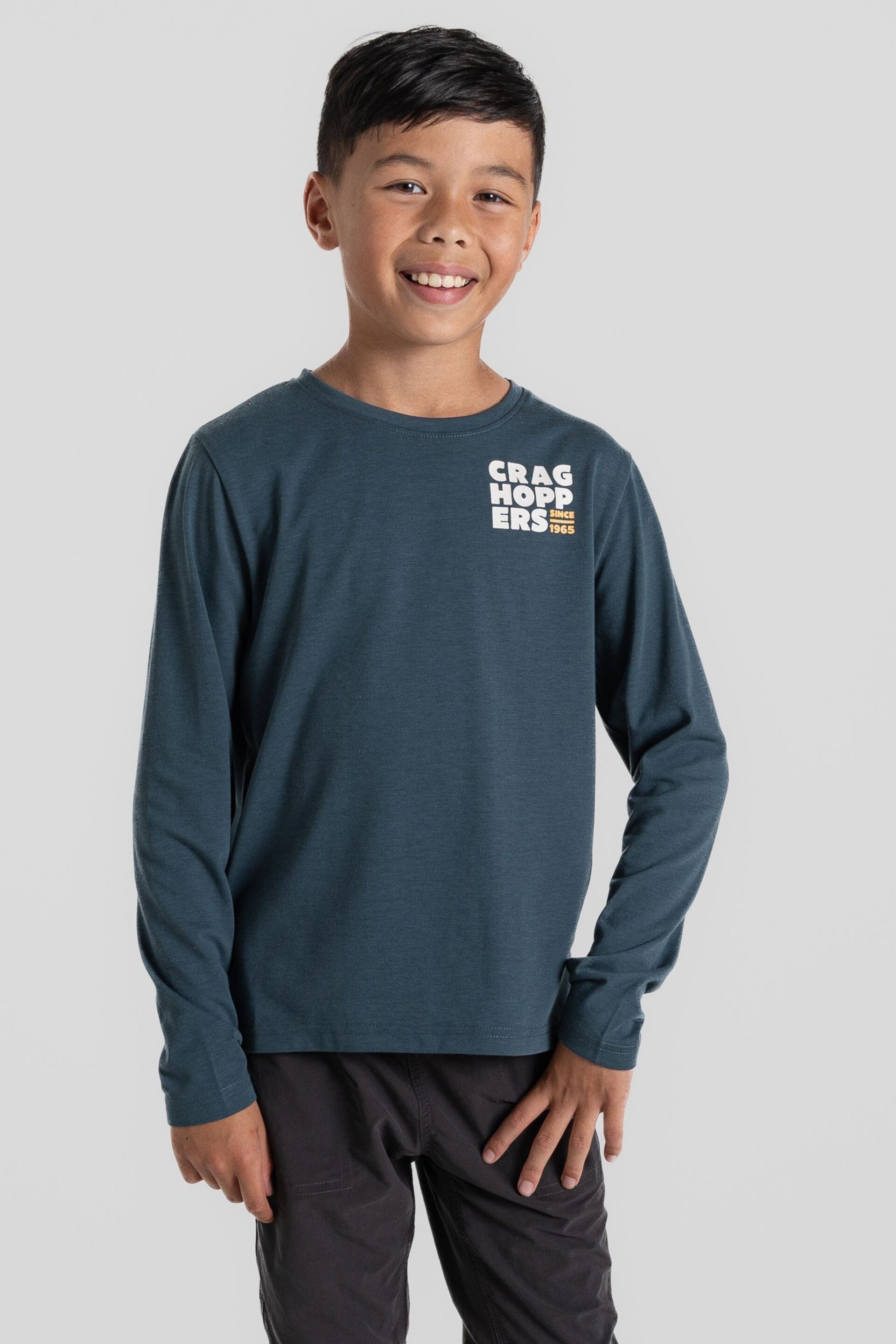 Craghoppers Blue NL Cruz Long Sleeved T-Shirt - Image 1 of 7