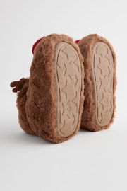 Brown Reindeer Slipper Boots - Image 6 of 7