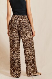 Albaray Animal Print Brown Trousers - Image 2 of 5